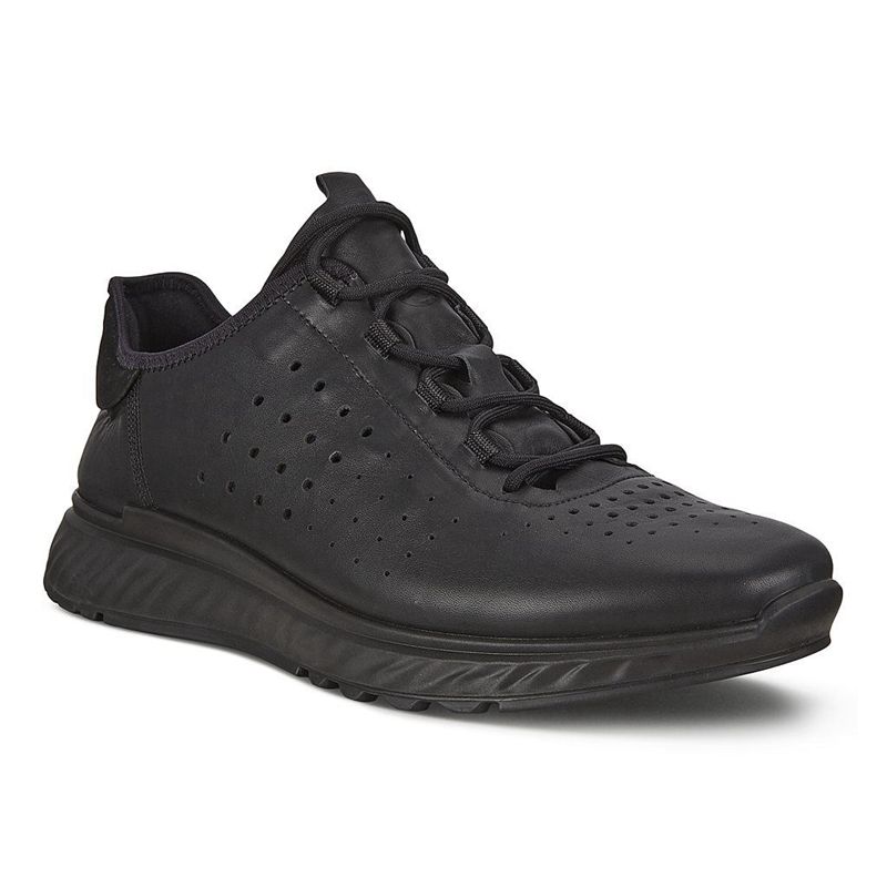 Men Casual Ecco St.1 M - Sneakers Black - India AGDQXU856